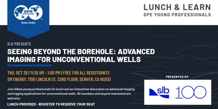 SPE YP: Lunch & Learn - Seeing Beyond the Borehole