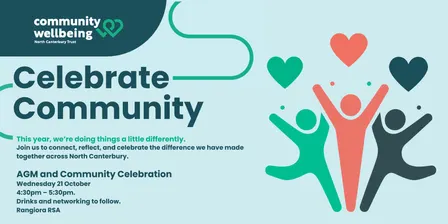Celebrate Community: Community Wellbeing North Canterbury Annual Celebration