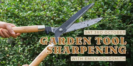 Garden Tool Sharpening!