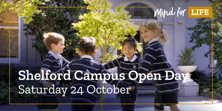 2026 Shelford Campus Open Day | Sat 24 Oct
