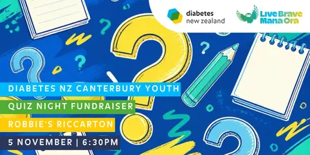 Diabetes NZ Canterbury Youth: Fundraising Quiz Night 2026!