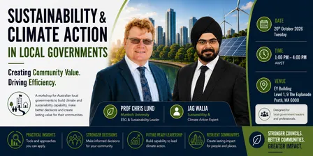 Sustainability & Climate Action in Local Governments: Creating Community Value. Driving Efficiency.