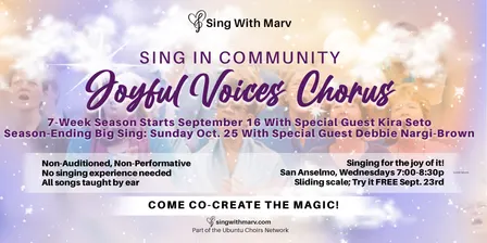 Joyful Voices Chorus -- Fall '26 Season -- San Anselmo