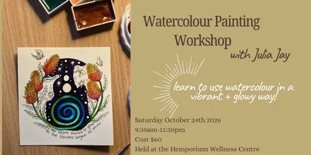 Watercolour Painting Workshop with Julia Jay