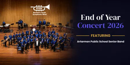 Northern Youth Symphonic Wind End of Year Concert 2026