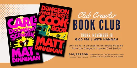 November Club Crawler Book Club