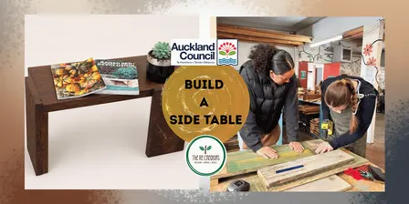 Make a Side/coffee table: Power Tools 101, The ReCreators Green Space, Sundays 27 Sep, 1.30pm-5.30pm