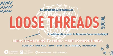 Loose Threads Social - A collaboration with Te Atamira's Community Craft series