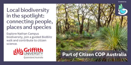 Local Biodiversity in the Spotlight: Connecting People, Places and Species - Brisbane - Citizen COP 2026