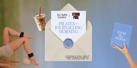 The Habit Tracker: Community Pilates & Journalling