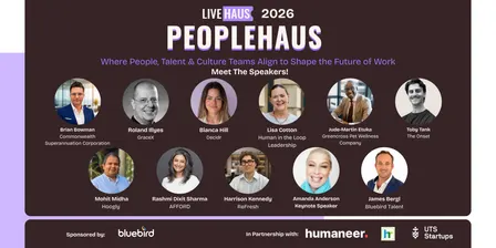 PeopleHaus Sydney · Nov 2026: Where People, Talent & Culture Teams Align to Shape the Future of Work
