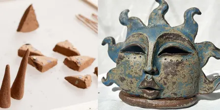 Double Workshop - Incense making & Half Moon Incense burner