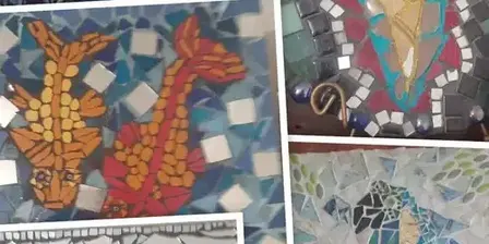 Sunday Crafternoon at the Bowlo - Mosaic workshop 2