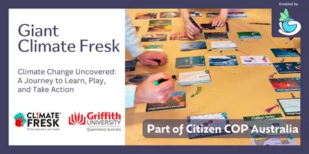 Giant Climate Fresk Griffith University Brisbane - Citizen COP 2026