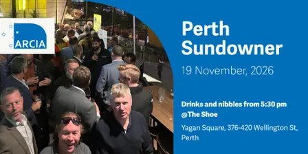 ARCIA Sundowner: Perth 19 November, 2026