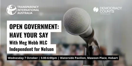 Open Government: Have Your Say in Hobart