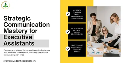 Strategic Communication Mastery for EA's Training in Nashville, TN on Sep 22nd, 2026