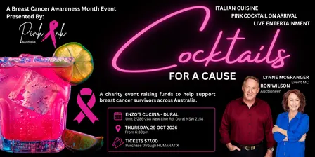Pink Ink "Cocktails For A Cause"