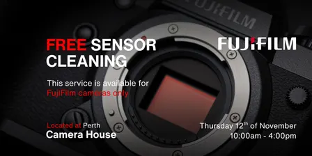 Free FujiFilm Sensor Cleaning