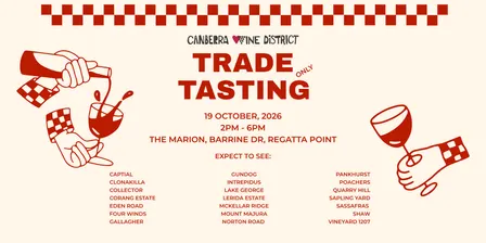 Canberra Wine District - TRADE TASTING