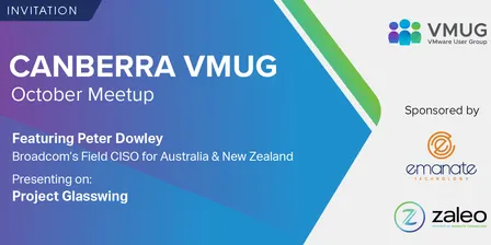 VMUG Canberra October Meet Up