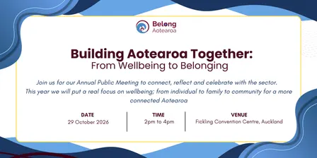 Building Aotearoa Together: From Wellbeing to Belonging