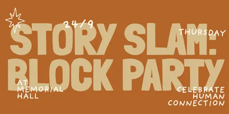 Neighbourhood Story Slam: Block Party