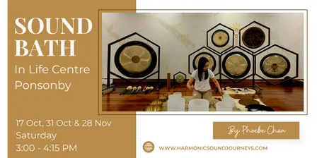 Gong/Sound Bath in The Life Centre Studio, Ponsonby