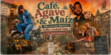 IDrinkICan: Mexican Spirits Coffee & Cocktail Class – This Sunday
