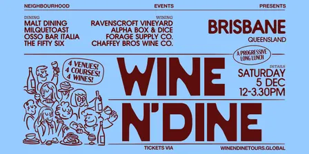 Wine N' Dine | Brisbane (QLD)