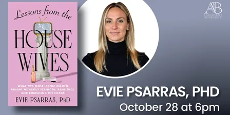 Author Event with Evie Psarras to celebrate Lessons from the Housewives
