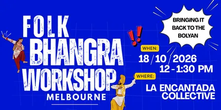 Folk Bhangra Workshop (Beginner-Intermediate level)