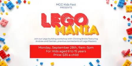 Kids Fest Lego Mania September 28th 2026