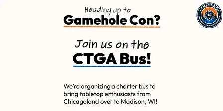 CTGA Express - Bus to Gamehole Con! 2026
