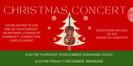 2026 Cello Dreaming Christmas Concert Brisbane