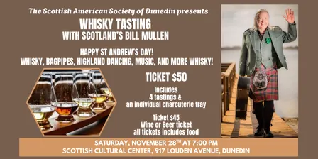 Scotch Whisky Tasting with Bill Mullen