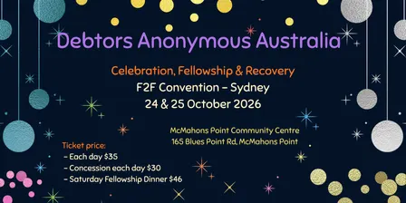 Debtors Anonymous Australia F2F Convention - Sydney