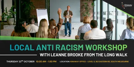 Local Anti-Racism Workshop with Leanne Brooke from The Long Walk - October 2026