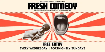 Fresh! Open Mic Comedy 2026