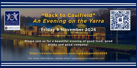 "Back to Caulfield" | A fabulous evening for Past Parents