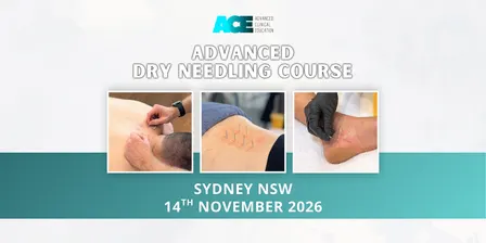 Advanced Dry Needling Course SYDNEY NSW (14 Nov 2026)