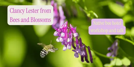Native Bee Hotels workshop with Bees and Blossoms