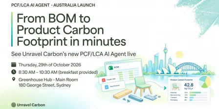 Breakfast Session - How AI is transforming Product Carbon Footprint (PCF) and LCA