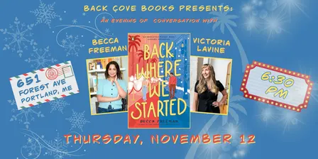 Back Cove Books Presents: Becca Freeman & Victoria Lavine