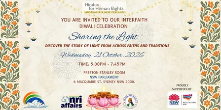 Sharing the Light - Interfaith Diwali Celebration