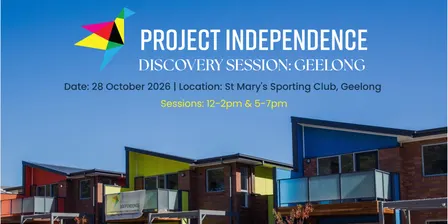 Project Independence in Geelong - Discovery Sessions