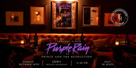 PRINCE — PURPLE RAIN: A Private Listening Experience