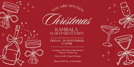 Kambala Year 1 Parent Christmas Party