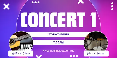 Concert 1 - 11:30am - Just Sing Out