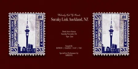 WLU Presents: Sneaky Link Auckland | 07.11.2026